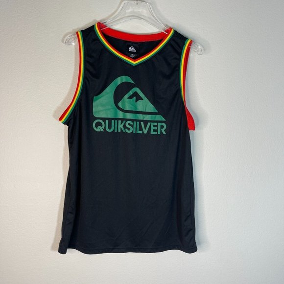 Quiksilver Other - Quiksilver L Large Mens Jersey Tank Top Black